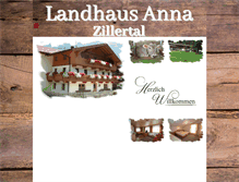 Tablet Screenshot of landhaus-anna.at